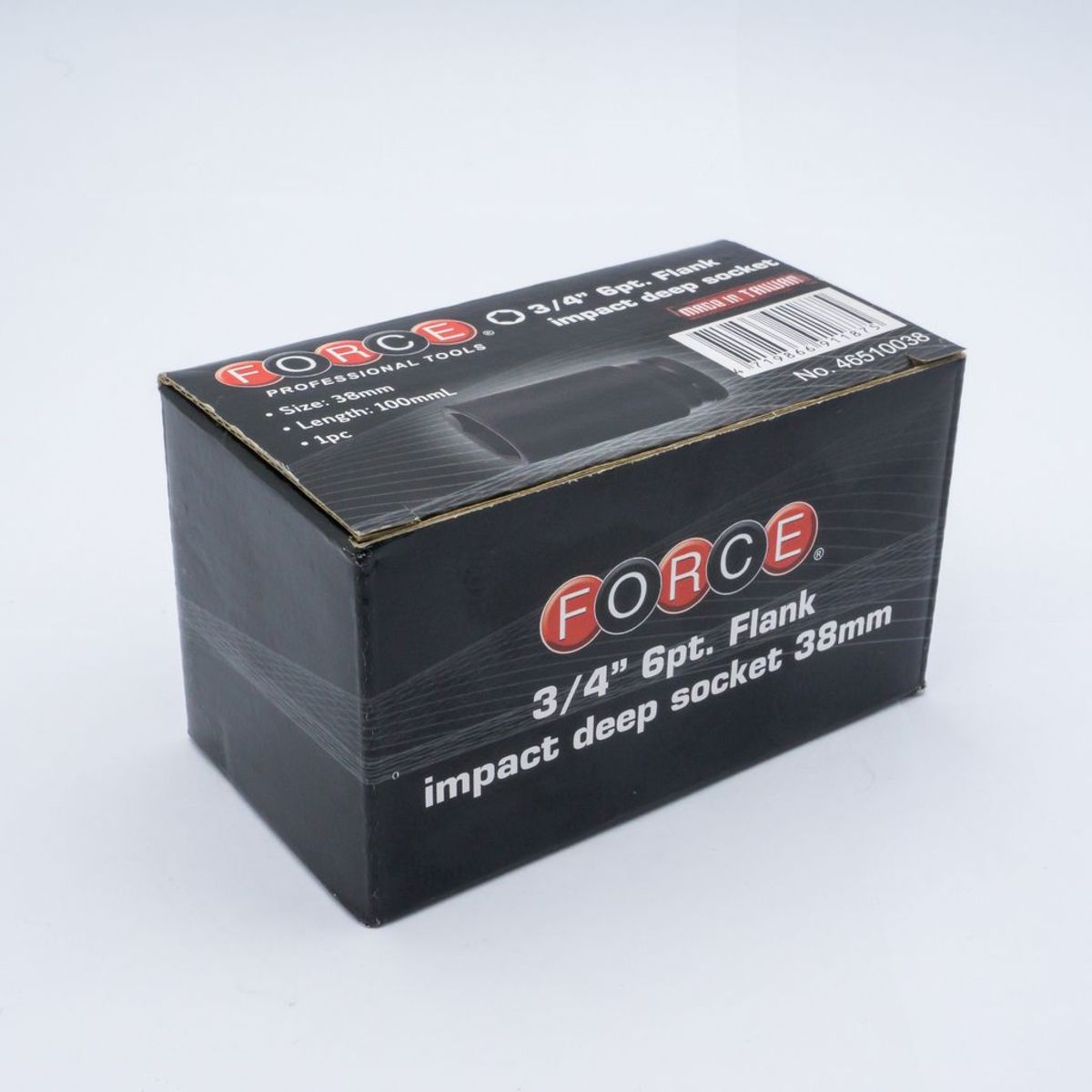 46510038ลูกบ๊อกซ์ลม6PT.100MM 3/4"เบอร์38