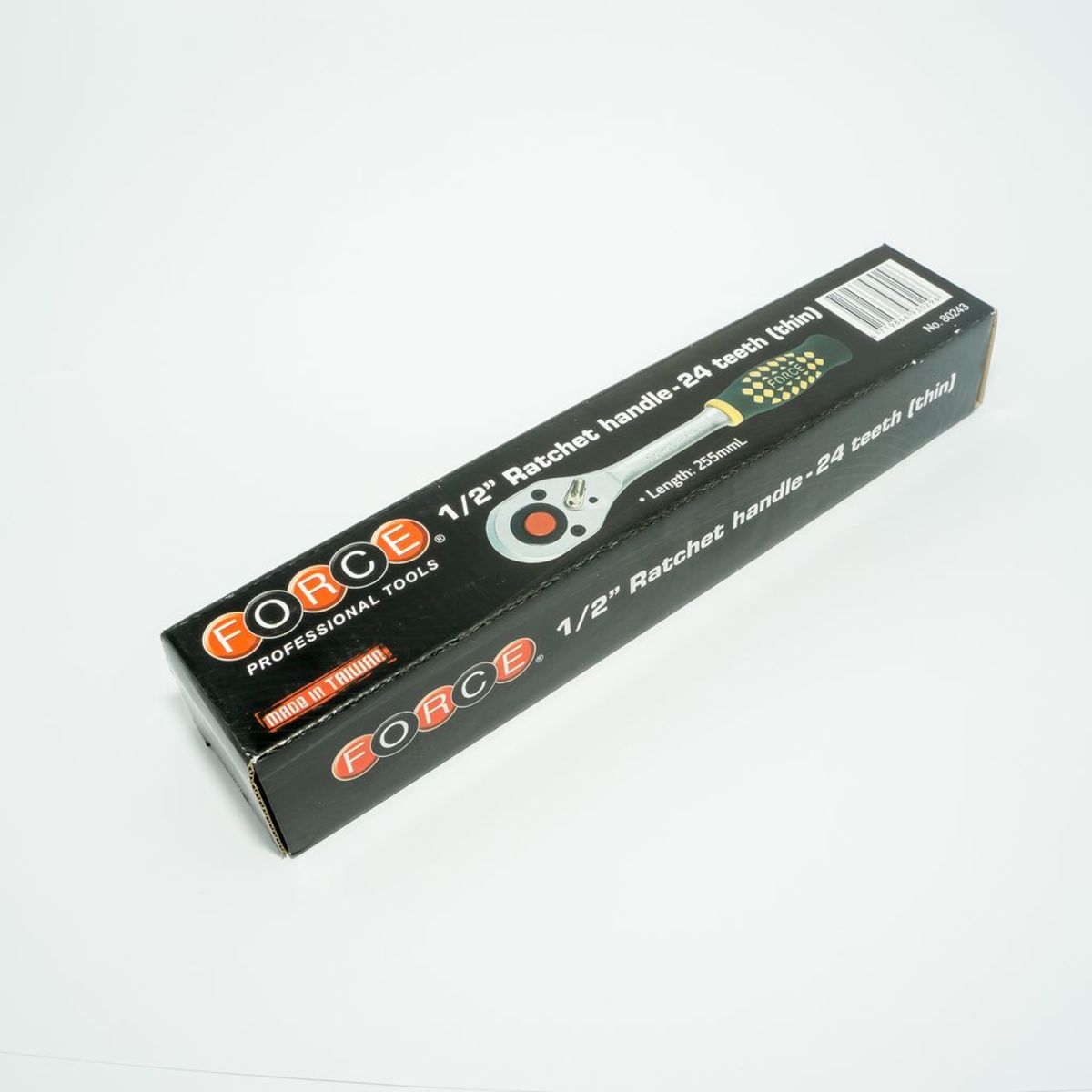 80243 1/2" ด้ามฟรีหุ้มยาง ยาว 255มม.