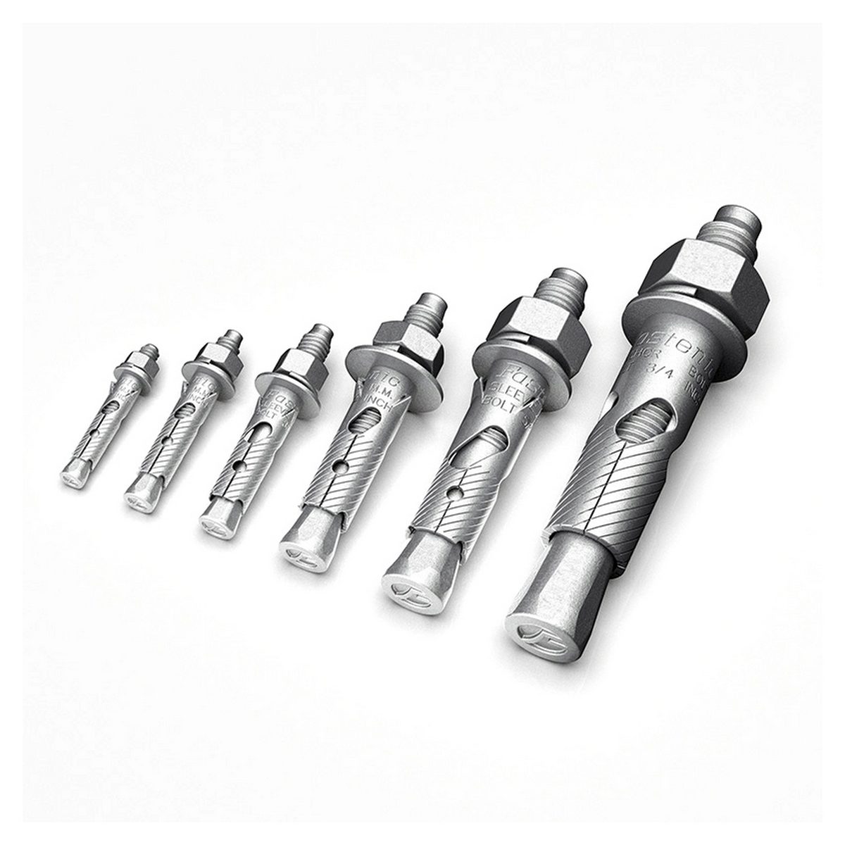 FASTENIC พุกเหล็ก 3/8 นิ้ว รุ่น ST-38-HDG ชุบฮอทดิป ป้องกันสนิม ผลิตจากเหล็กมาตราฐานสากล (ฟาสเทนนิค)