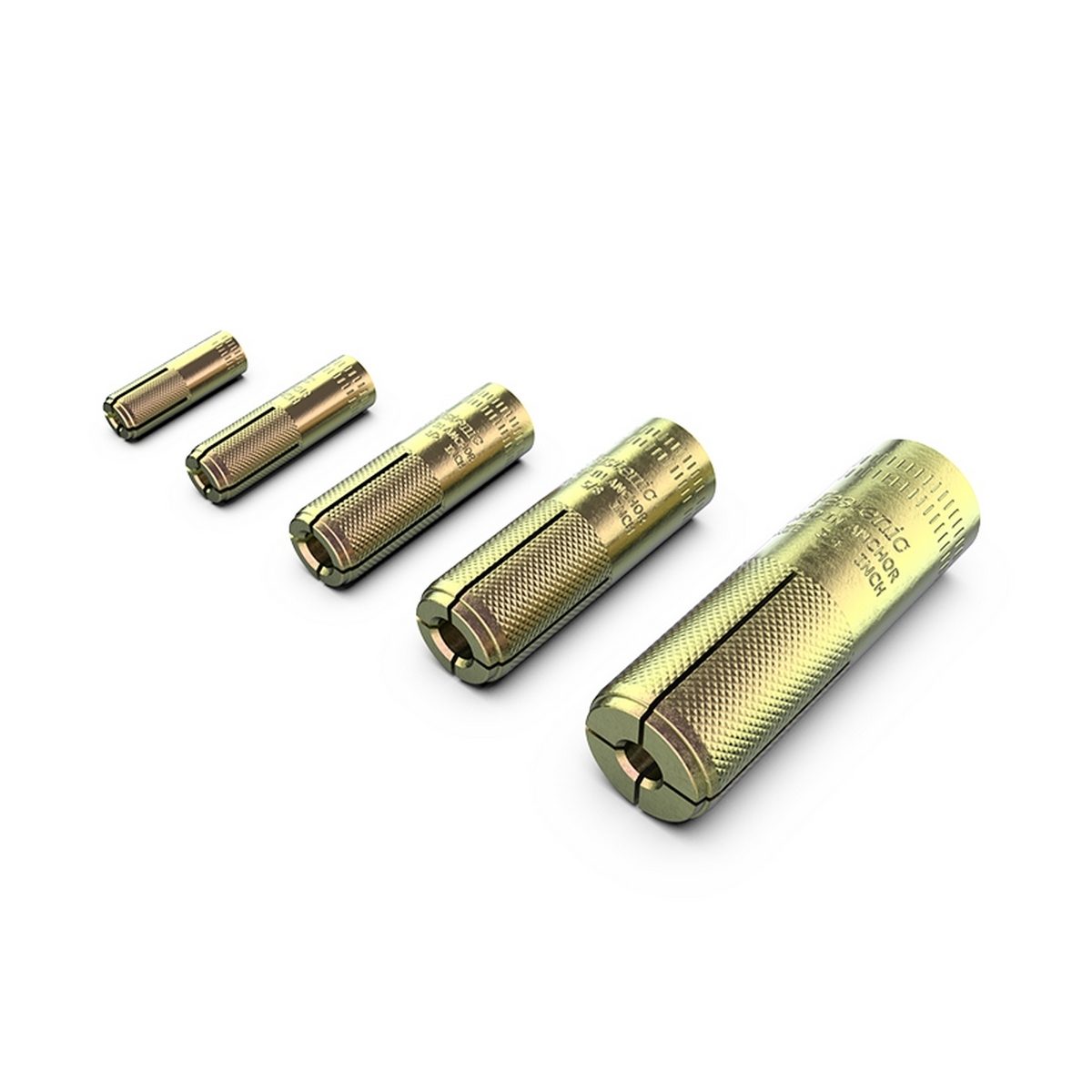 FASTENIC พุกดร็อปอิน 3/4 นิ้ว รุ่น DR-34 ผลิตจากเหล็กอย่างดี ชุบ Zinc สีรุ้ง เพื่อป้องกันสนิม (ฟาสเทนนิค)