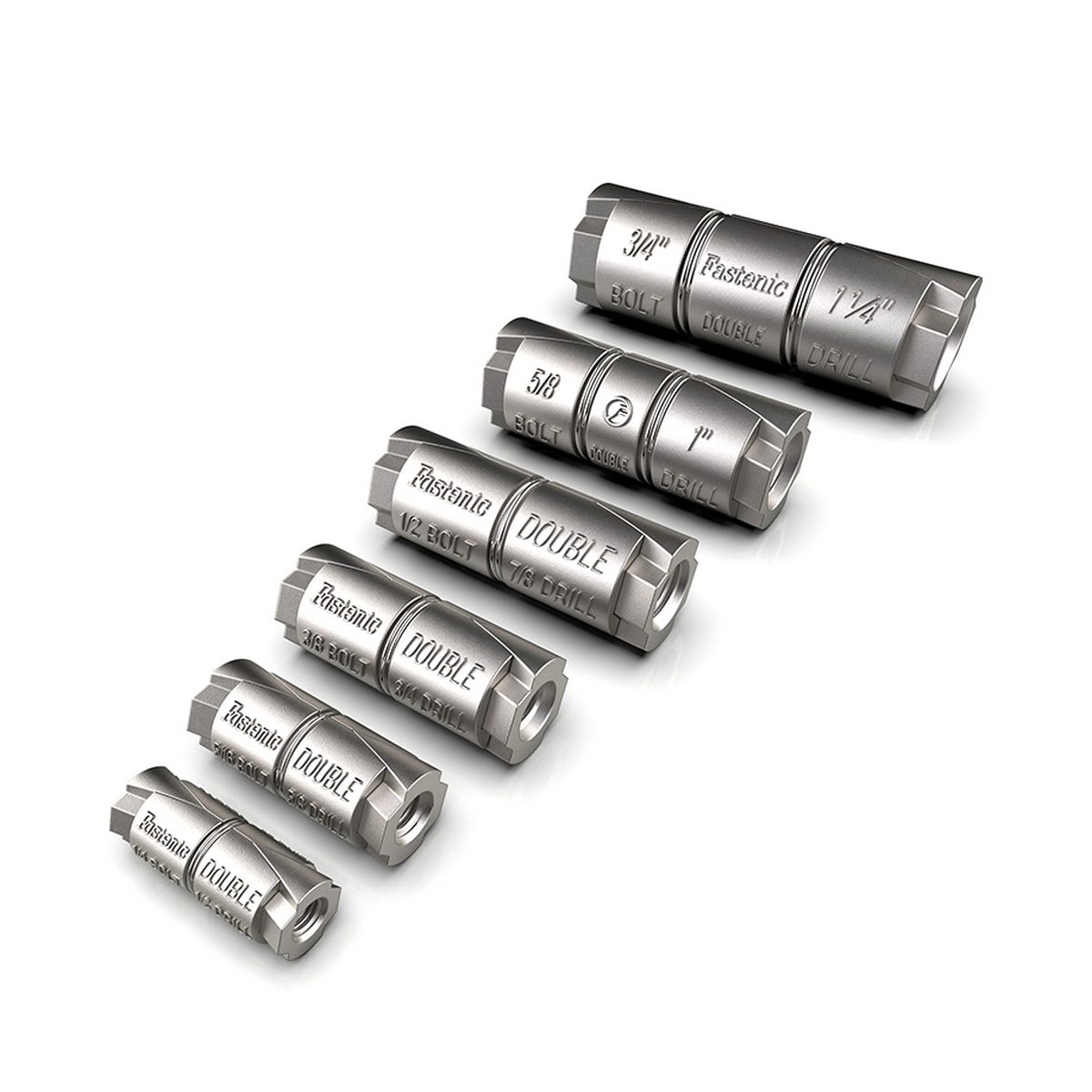 FASTENIC พุกตะกั่ว 1/4 นิ้ว รุ่น DB-14 ผลิตจาก Zinc Alloy ตามมาตราฐานสากล กันสนิมได้ดี (ฟาสเทนนิค)