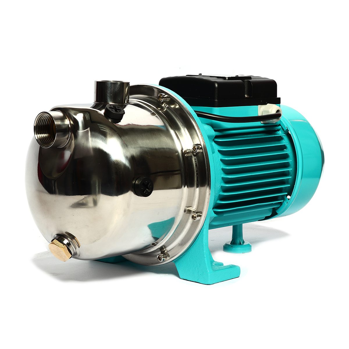 HECTO ปั๊มหอยโข่งล่อน้ำ 1 HP รุ่น HS100 ขนาดท่อ 1X1 นิ้ว ปริมาณน้ำ 10-52 ลิตร/นาที ระยะส่งไกลสุด 54-5 เมตร (เฮกโต)