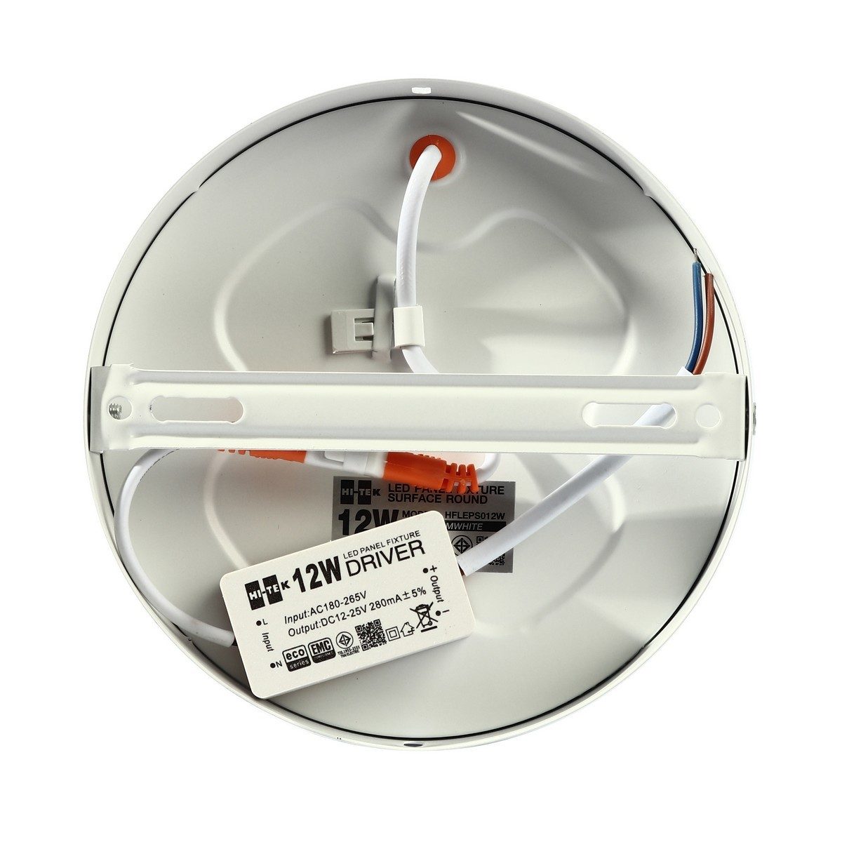 โคมขาว LED PANEL 12W กลมแบบติดลอย แสงนวล