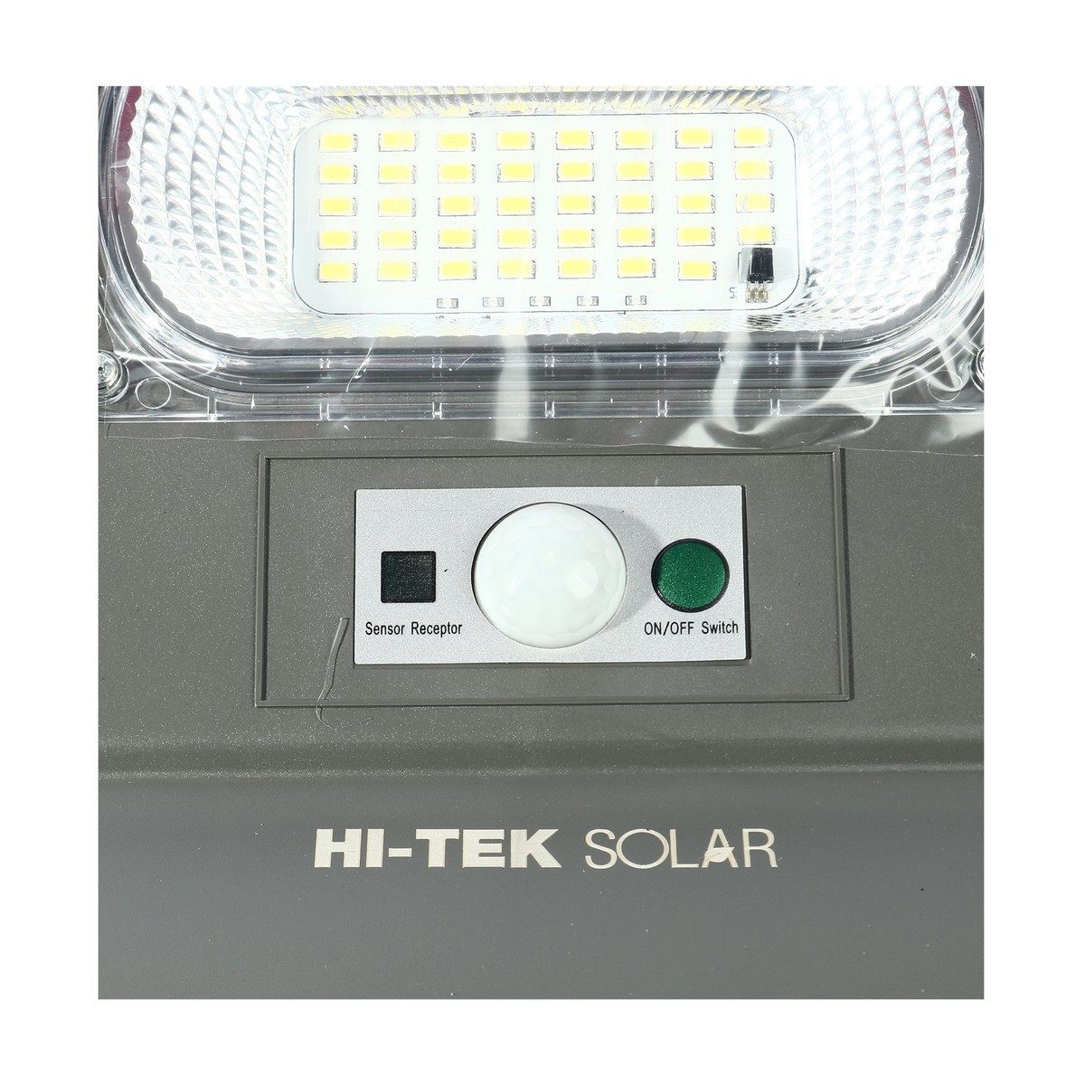 โคมไฟถนนโซล่า LED 60W สีเทา แสงขาว