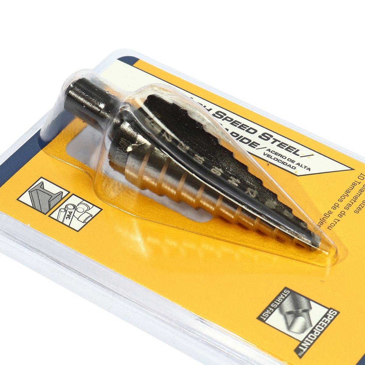 (T11104) STEP DRILL 10 ระดับ 4-22มม.