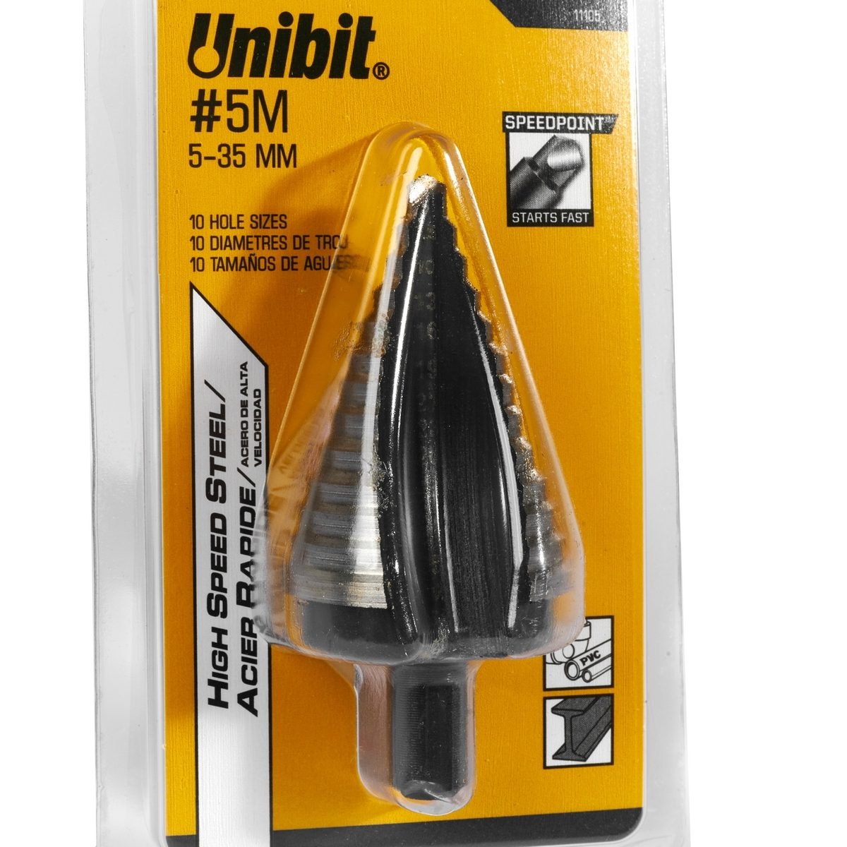 (T11105) STEP DRILL 13 ระดับ 5-35มม.