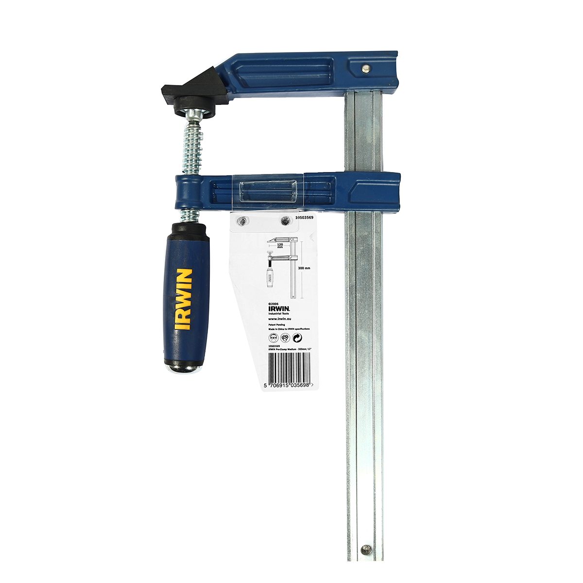แคลมป์จับไม้ตัวF 12"/300MM.แรงบีบ 450KG.