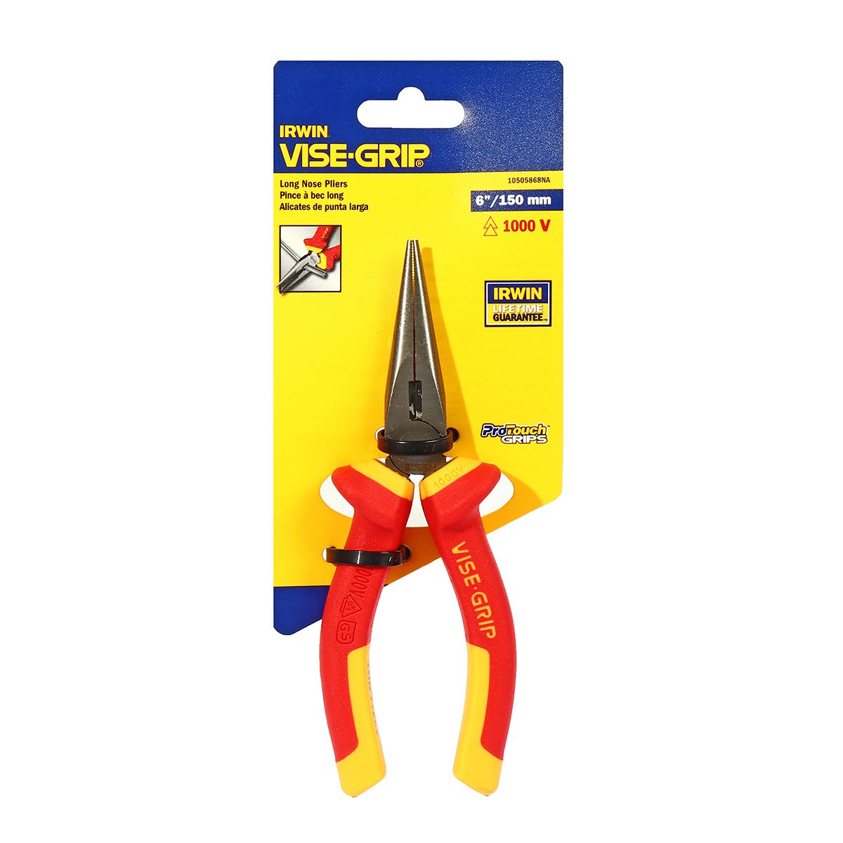 คีมปากแหลม VISE GRIP หุ้มฉนวน 6 นิ้ว