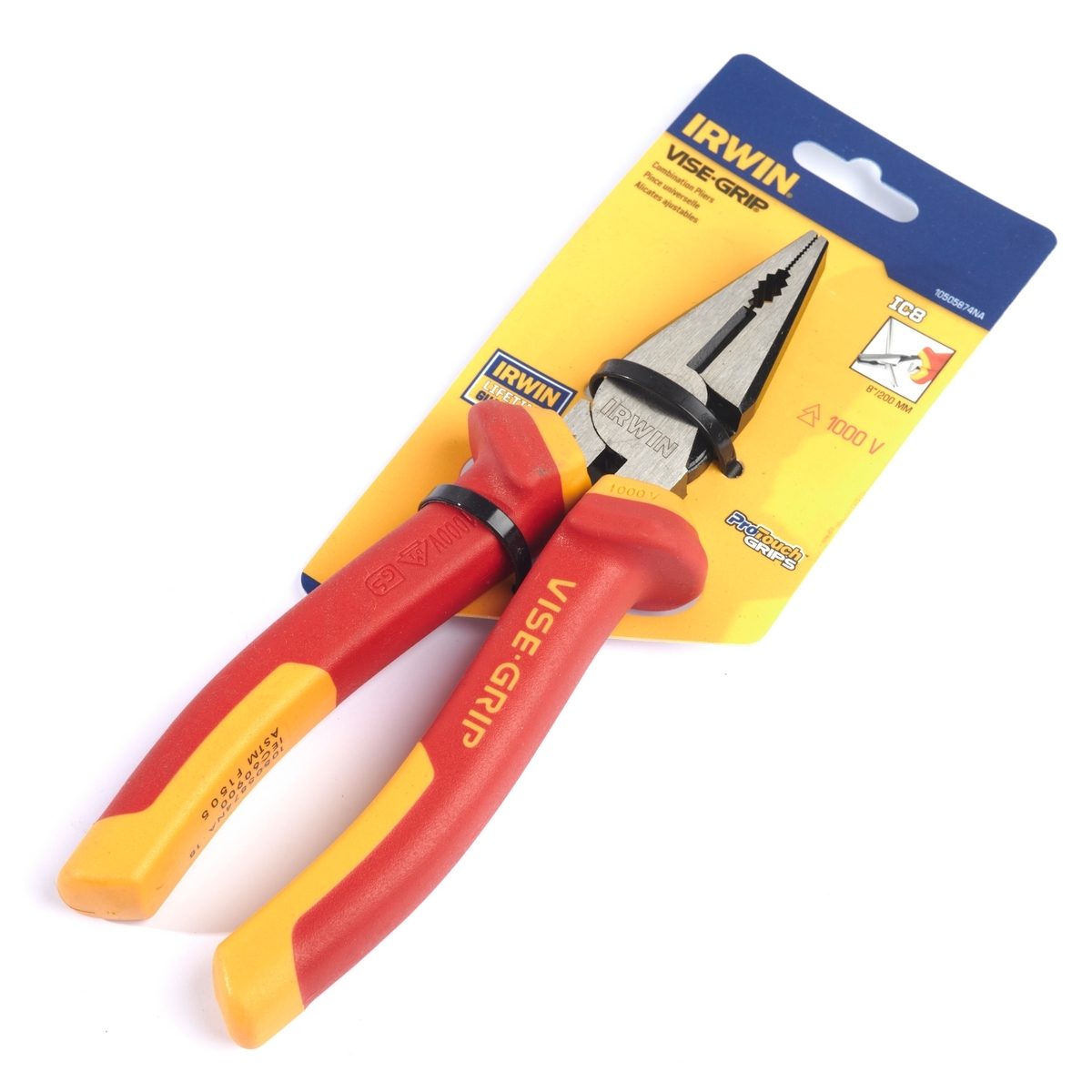 คีมปากตรง VISE GRIP หุ้มฉนวน 8 นิ้ว