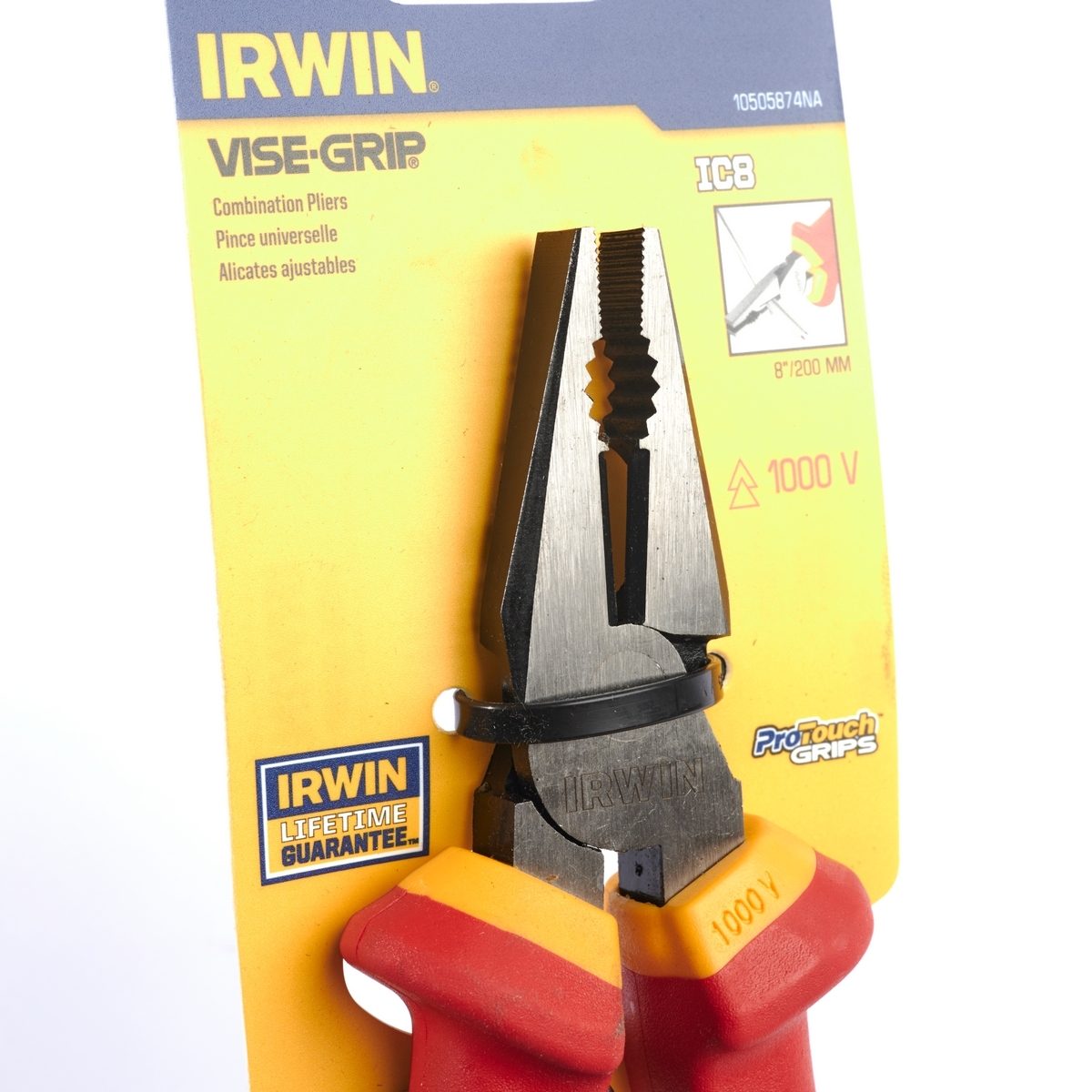 คีมปากตรง VISE GRIP หุ้มฉนวน 8 นิ้ว