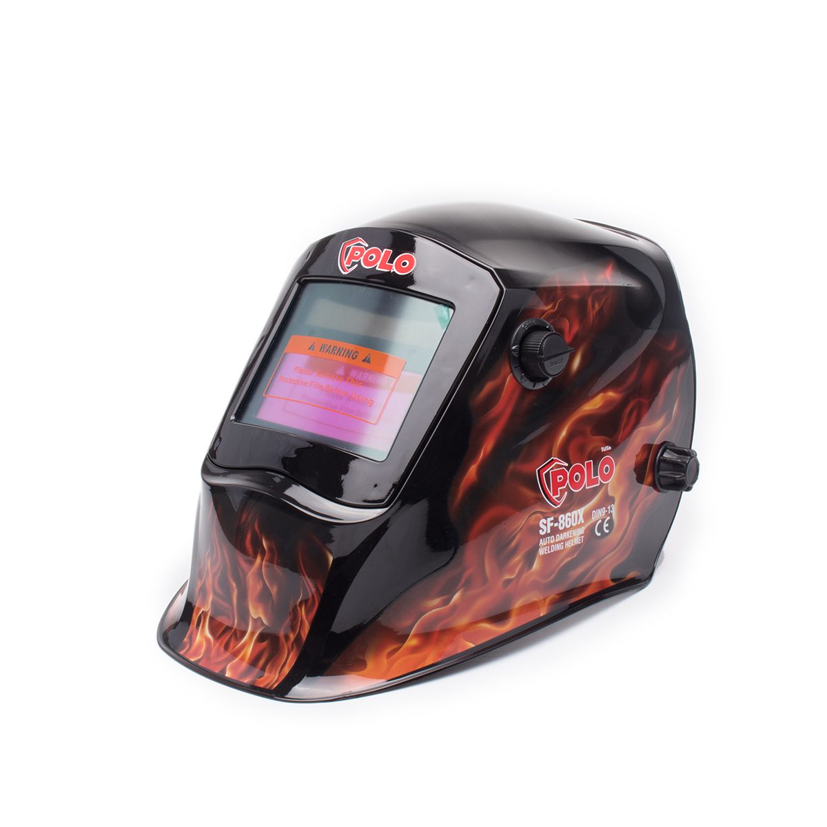 SF-860X หน้ากากปรับแสงอัตโนมัติ ลายไฟ