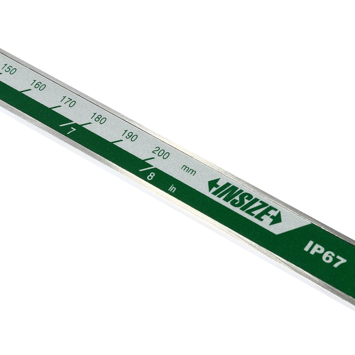 เวอร์เนียร์ดิจิตอลกันน้ำ (Waterproof Digital Caliper) อินไซส์ (INSIZE) รุ่น 1118-200B ขนาด 8 นิ้ว (0-200 มม.) กันน้ำและฝุ่นตามมาตรฐาน IP67