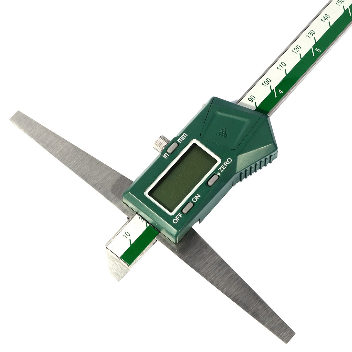 เวอร์เนียร์วัดลึกดิจิตอล (Digital Depth Gages) อินไซส์ (INSIZE) รุ่น 1141-300A ขนาด 12 นิ้ว (0-300 มม.) ความละเอียด 0.01 มม. (0.0005 นิ้ว)