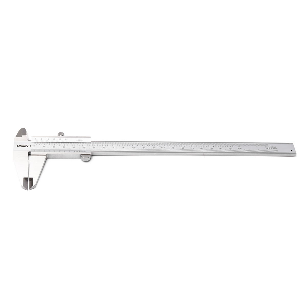 เวอร์เนียร์คาลิปเปอร์ (Vernier Calipers) อินไซส์ (INSIZE) รุ่น 1205-200S ขนาด 8 นิ้ว ระยะวัด 0-200 มม. (0-8 นิ้ว) G0.05mm / 1/128” ค่าความละ