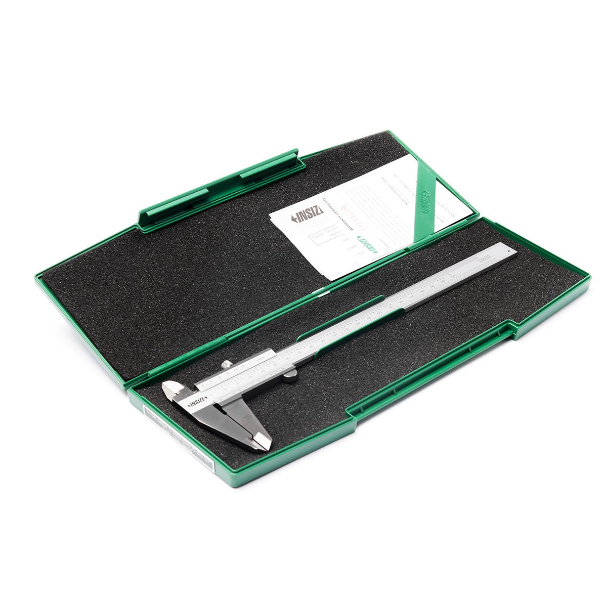 เวอร์เนียร์คาลิปเปอร์ (Vernier Calipers) อินไซส์ (INSIZE) รุ่น 1205-200S ขนาด 8 นิ้ว ระยะวัด 0-200 มม. (0-8 นิ้ว) G0.05mm / 1/128” ค่าความละ