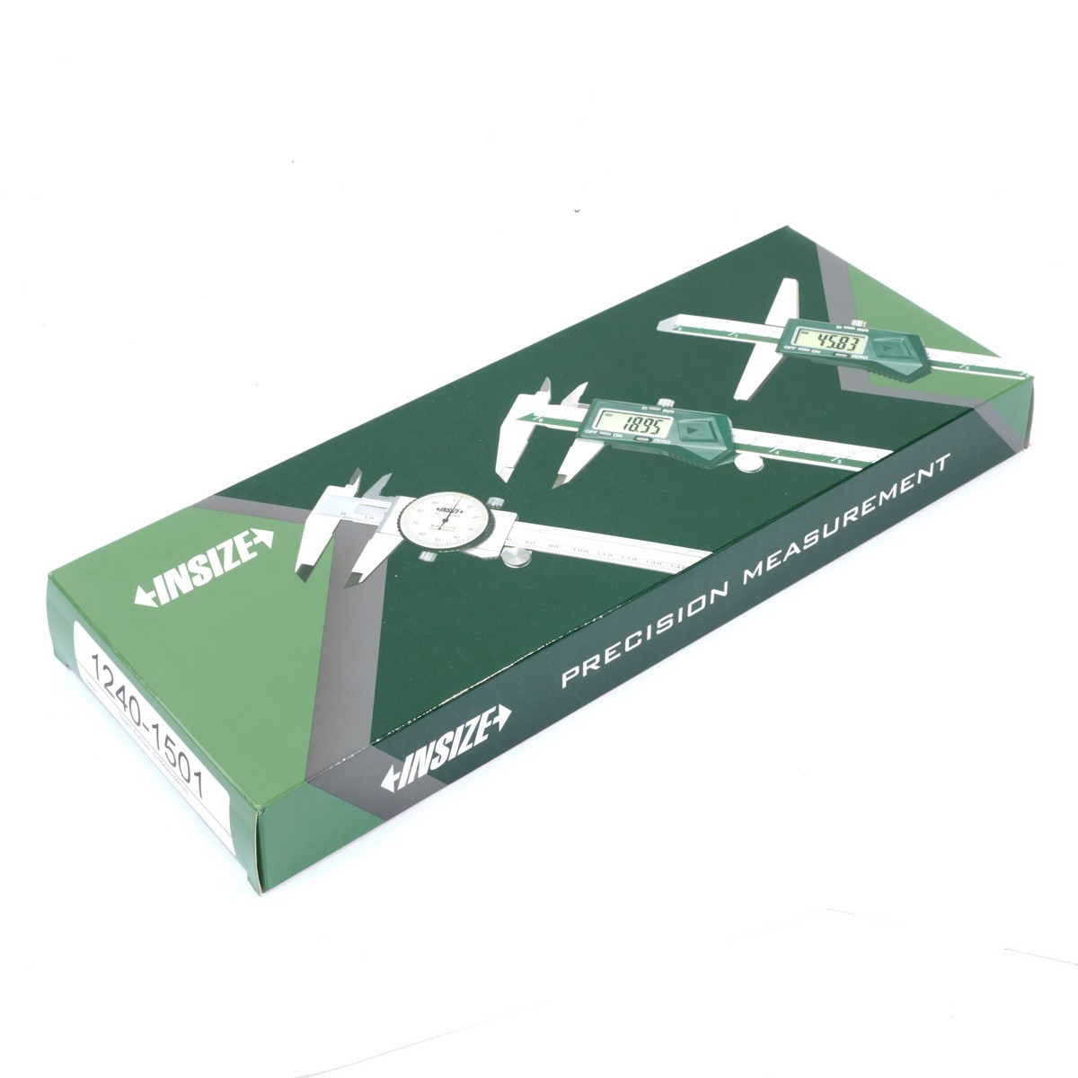 INSIZE (อินไซส์) เวอร์เนียวัดลึกน รุ่น 1240-1501 ช่วงการวัด 0-150 มิลลิเมตร (6 นิ้ว) ค่าความละเอียด 0.02 มม. ค่าความแม่นยำ +/-0.03 มม. ฐานกว