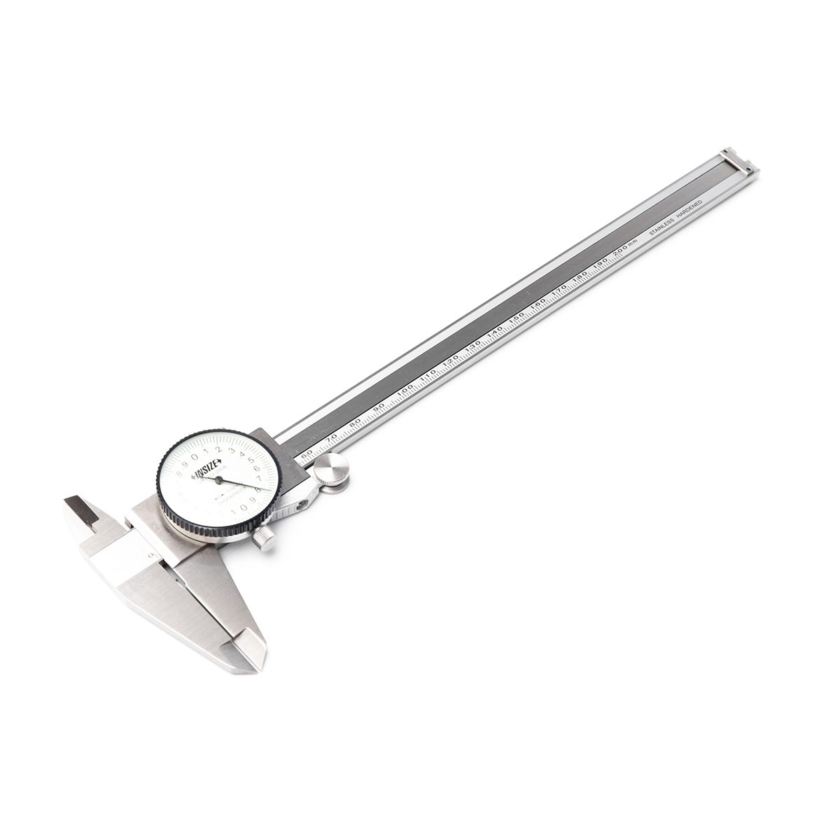 เวอร์เนียร์ไดอัลแบบเข็ม (Dial Caliper) อินไซส์ (INSIZE) รุ่น 1312-200A ช่วงระยะวัด 0-200 มม.(0-8 นิ้ว) G0.02 ความละเอียด 0.02 มม. ความแม่นยำ
