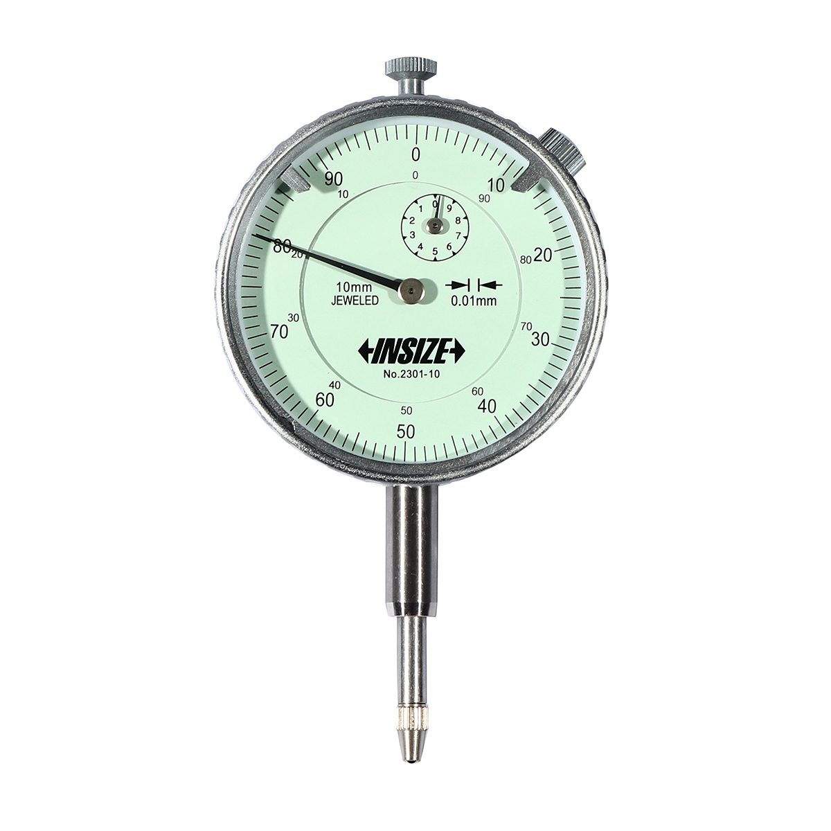 ไดอัลเกจดิจิตอล (ดึงหลัง) (Digital Indicator) อินไซส์ (INSIZE) รุ่น 2301-10 ช่วงระยะวัด 0-10 มม. ความละเอียด 0.01 มม. หน้าปัดขนาด 58 มม. ตัว