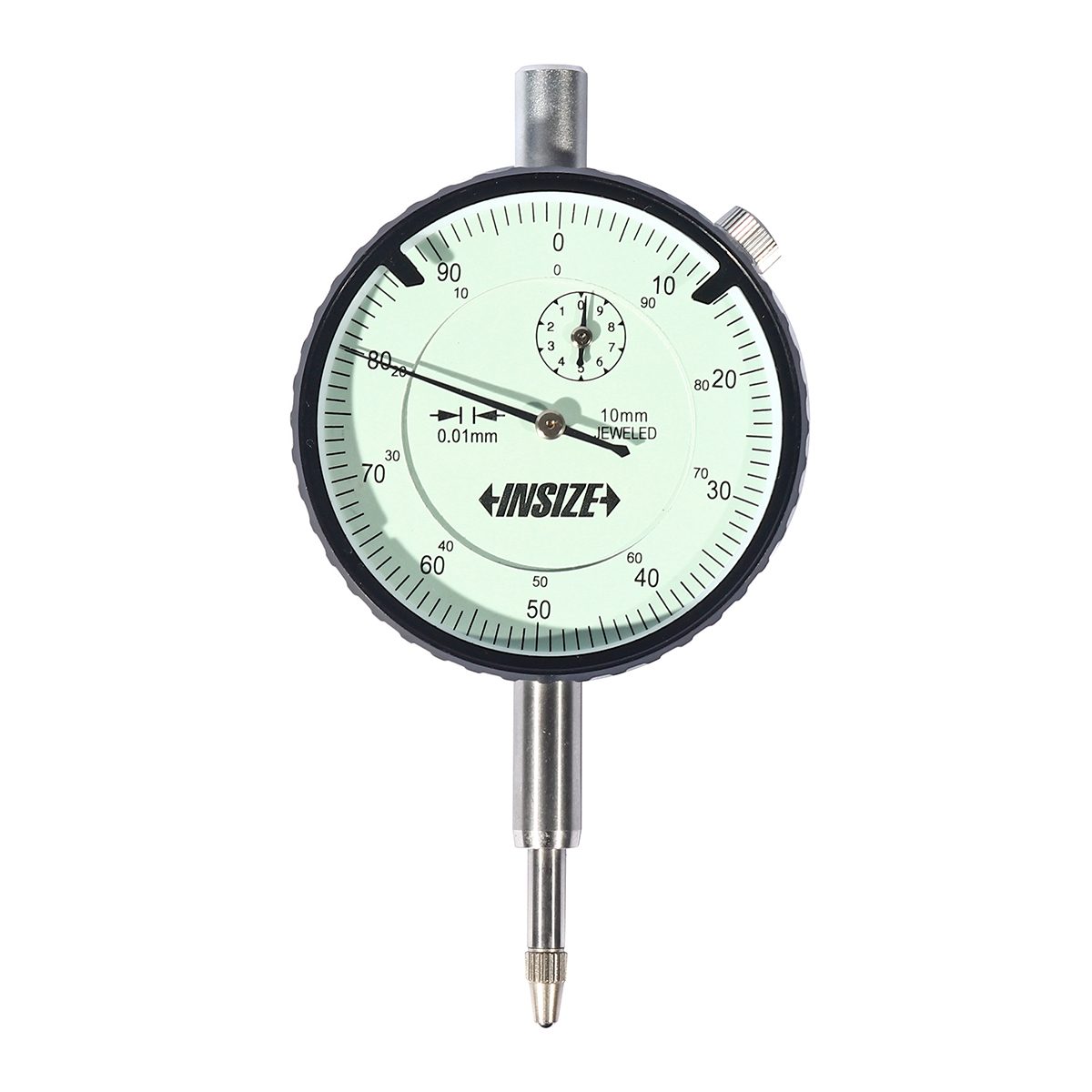ไดอัลเกจดิจิตอล (หลังแบน) (Digital Indicator) อินไซส์ (INSIZE) รุ่น 2308-10FA ช่วงระยะวัด 0-10 มม. ความละเอียด 0.01 มม. หน้าปัดขนาด 58 มม. ต
