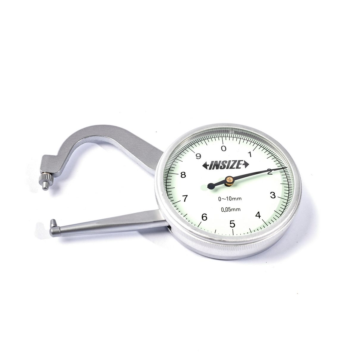 เครื่องวัดความหนาขาตรง เกจวัดความหนา (Thickness Gage) อินไซส์ (INSIZE) รุ่น 2862-101 ช่วงวัดระยะ 0 -10 มม. ความละเอียด 0.05 มม. ความแม่นยำ +
