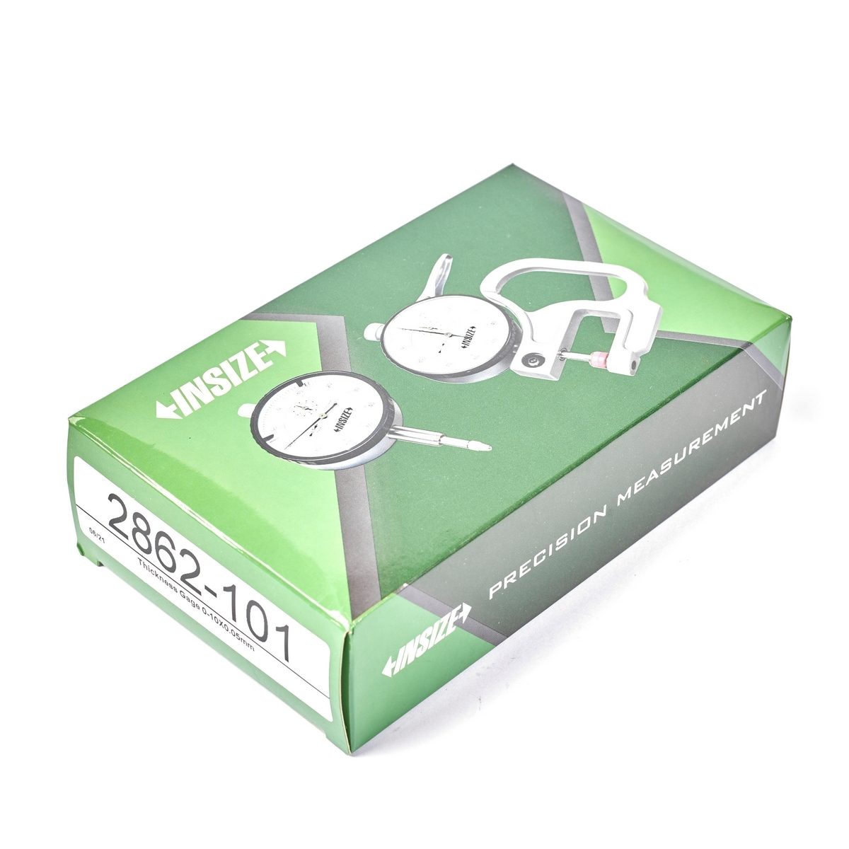 เครื่องวัดความหนาขาตรง เกจวัดความหนา (Thickness Gage) อินไซส์ (INSIZE) รุ่น 2862-101 ช่วงวัดระยะ 0 -10 มม. ความละเอียด 0.05 มม. ความแม่นยำ +