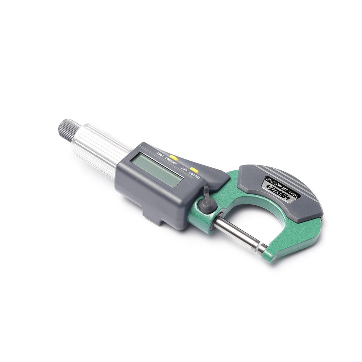 ไมโครมิเตอร์วัดภายนอกแบบดิจิตอล (Digital Outside Micrometers) อินไซส์ (INSIZE) รุ่น 3109-25A ช่วงวัดระยะ 0 - 25 มม. (G 0.01) ความละเอียด 0.0