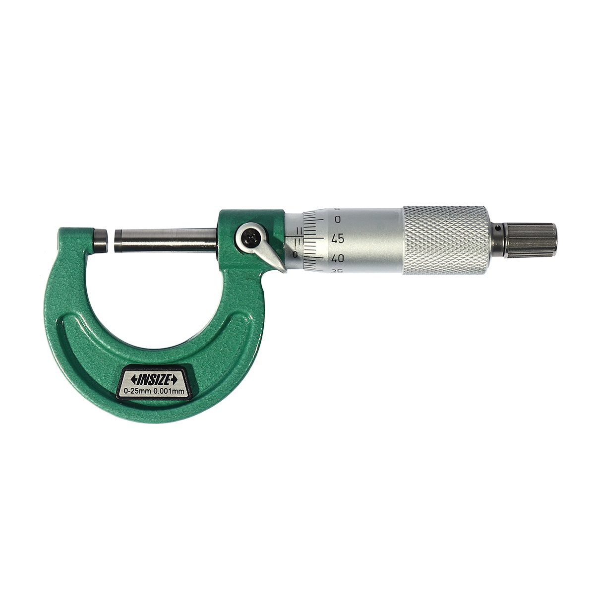 ไมโครมิเตอร์วัดภายนอก (Outside Micrometers) อินไซส์ (INSIZE) รุ่น 3203-25A ช่วงวัดระยะ 0-25 มม. (G 0.01) ความละเอียด 0.01 มม. ความแม่นยำ +/-
