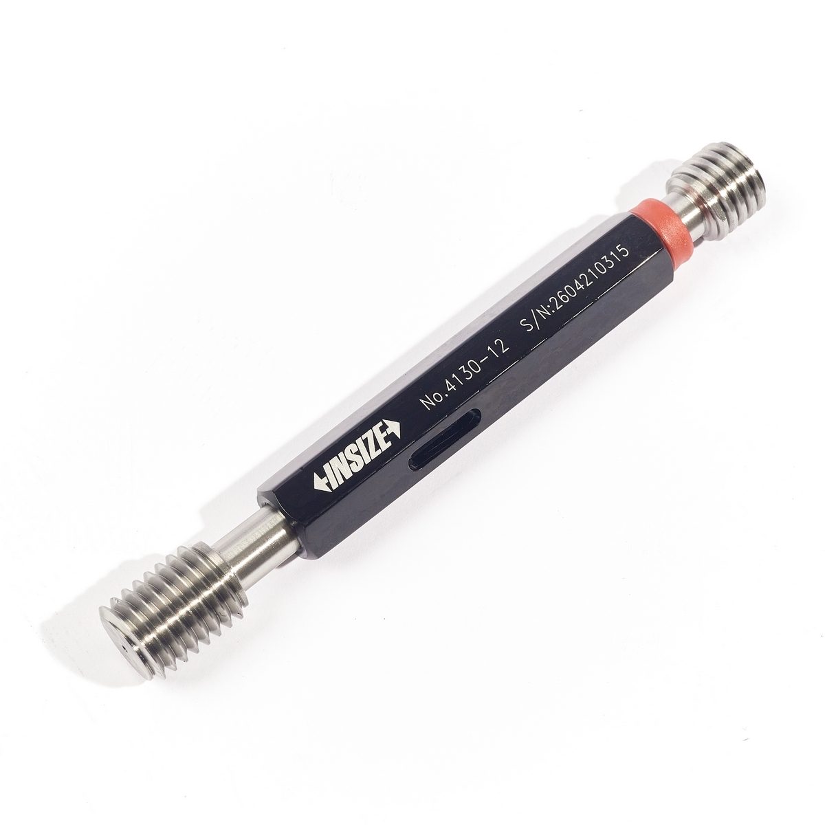 INSIZE เกจวัดเกลียวใน-เกลียวมาตรฐาน M12X1.75 mm รุ่น 4130-12 Class 6H พร้อมเกจ Go และ No-Go มีใบรับรองในกล่อง (อินไซส์)
