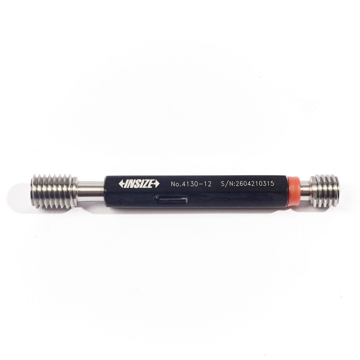 INSIZE เกจวัดเกลียวใน-เกลียวมาตรฐาน M12X1.75 mm รุ่น 4130-12 Class 6H พร้อมเกจ Go และ No-Go มีใบรับรองในกล่อง (อินไซส์)