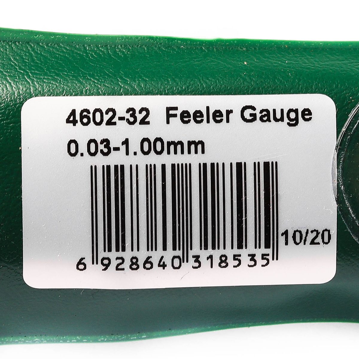 ฟิลเลอร์เกจ (Feeler Gage) อินไซส์ (INSIZE) รุ่น 4602-32 ขนาด 0.03-1.00 มม. (32 ใบ) ความแน่นยำ ±(3+T/80) µm ใบทำด้วยสแตนเลส