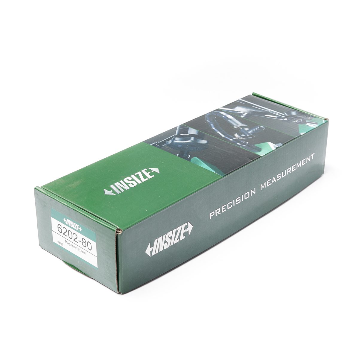 INSIZE ขาตั้งแม่เหล็ก แรงแม่เหล็ก 80 กิโลกรัมแรง / 176 แรงปอนด์ รุ่น 6202-80 ขนาดของเสาหลัก 340 มม. ฐานขนาด 63 X 50 X 55 มม. มีตัวล๊อคไดอัลเ