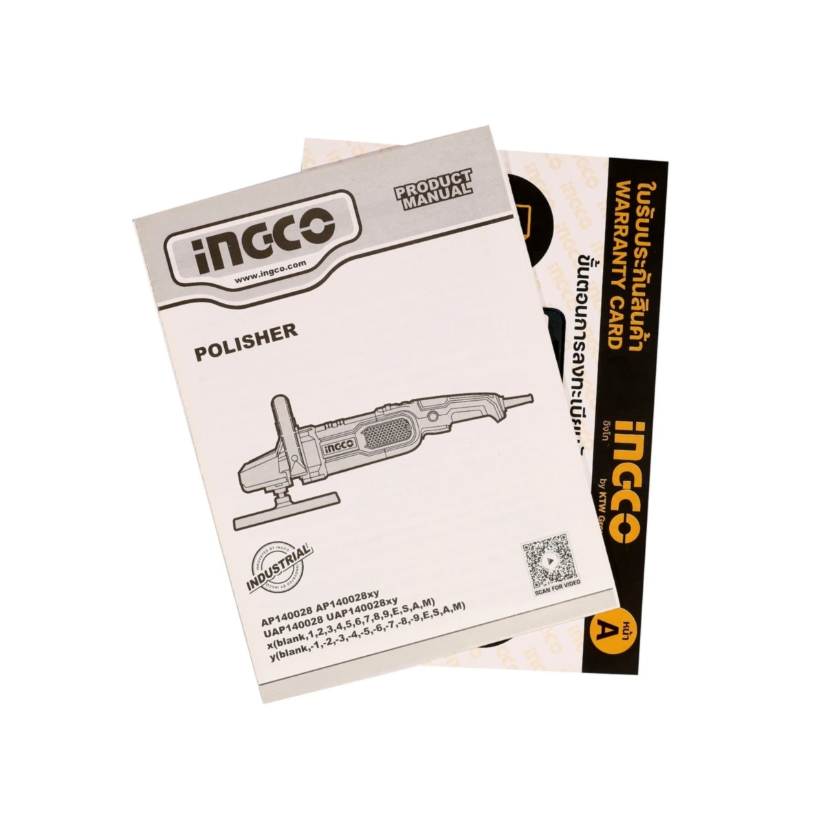 INGCO เครื่องขัดเงา 180 มม. (7 นิ้ว) รุ่น AP140028 กำลังไฟฟ้า 1,400 วัตต์ ความเร็วรอบ 600-3,200 รอบ/นาที (อิงโก้)