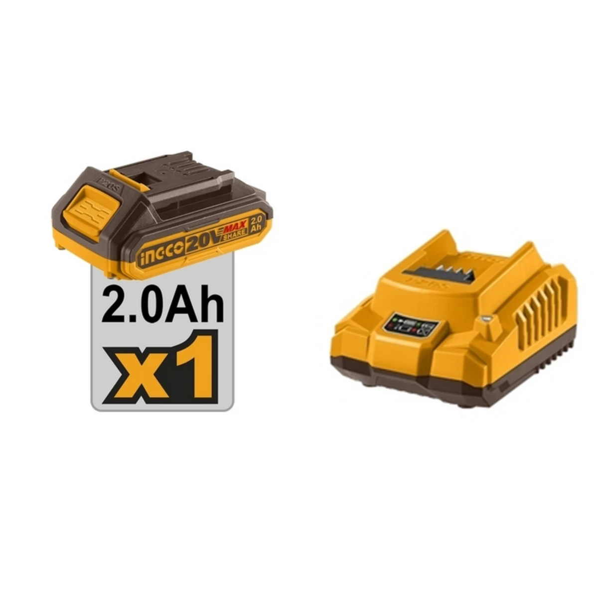 INGCO เครื่องพ่นยาไร้สาย 20V 16 ลิตร รุ่น CSPLI2016 (พร้อมแบตเตอรี่ 2.0AH) แรงดัน 5 บาร์ ควบคุมความเร็ว 2 ระดับ (อิงโก้)
