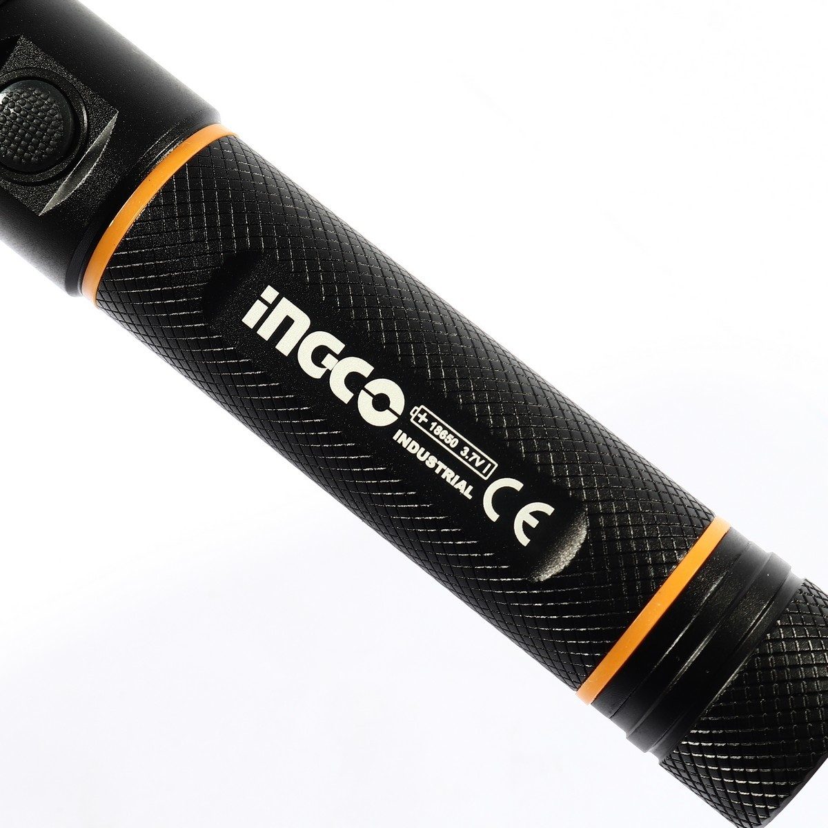 INGCO ไฟฉาย LED แบบชาร์จไฟได้ รุ่น HCFL1865051 ความสว่างสูงสุด 450 ลูเมน สวิตซ์ปรับได้ 5 โหมด (อิงโก้)