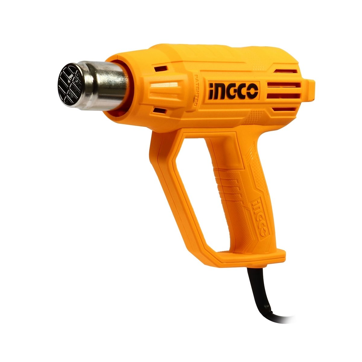 INGCO เครื่องเป่าลมร้อนไฟฟ้า 2,000 วัตต์ อุณหภูมิ 350-550°C รุ่น HG200038 แรงดันไฟ 220 โวลต์ การไหลของอากาศสูงสุด 500 ลิตร/นาที ปรับอุณหภูมิ