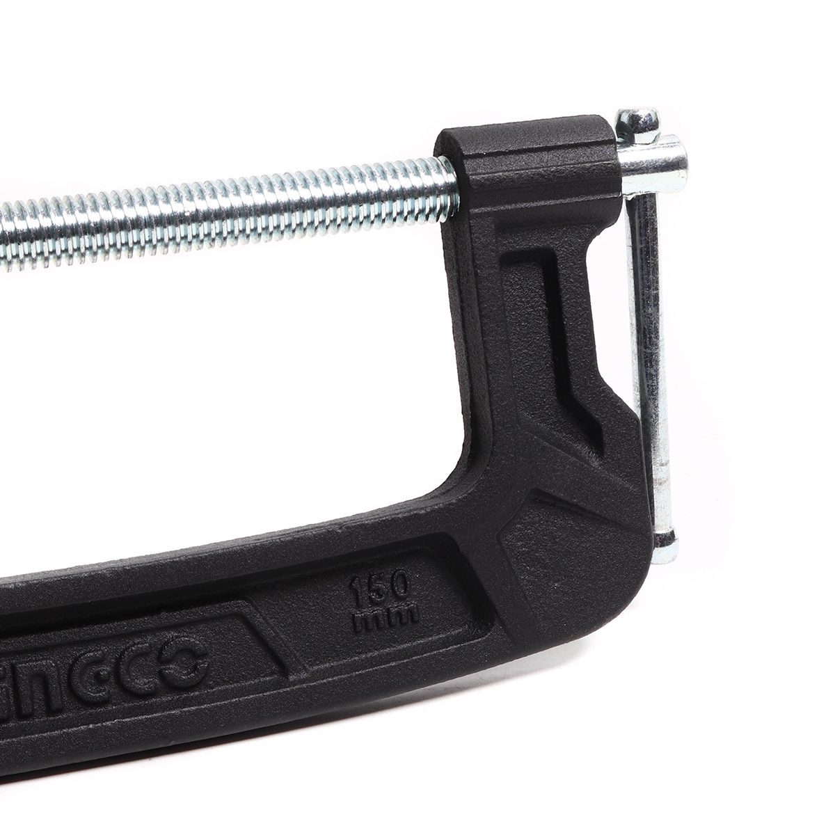 INGCO ปากกาตัวซี แคล้มจับชิ้นงาน จีแคล้ม ขนาด 6 นิ้ว (150 มิลลิเมตร) รุ่น HGC0106 วัสดุผลิตจากเหล็กหล่อ เกรด Industrial เหมาะสำหรับงานหนัก (