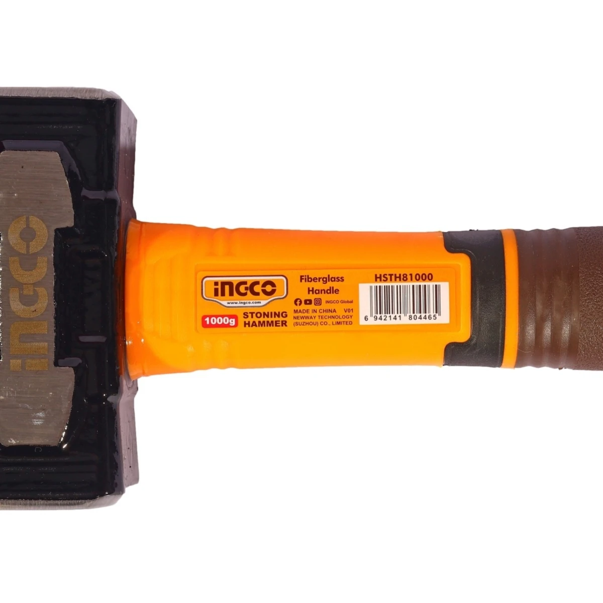 INGCO ค้อนทุบด้ามไฟเบอร์ 1000 กรัม รุ่น HSTH81000 ผลิตจากวัสดุ Carbon Steel (อิงโก้)