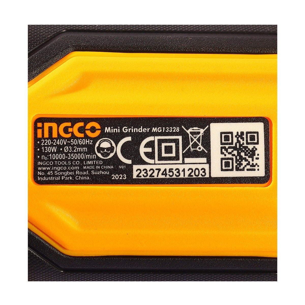 INGCO เครื่องเจียสายอ่อน 130 วัตต์ ขนาดหัวจับดอก 3.2 มม. / 2.3 มม. รุ่น MG13328 ความเร็วรอบ 10,000 - 35,000 รอบ/นาที สามารถปรับควบคุมความเร็