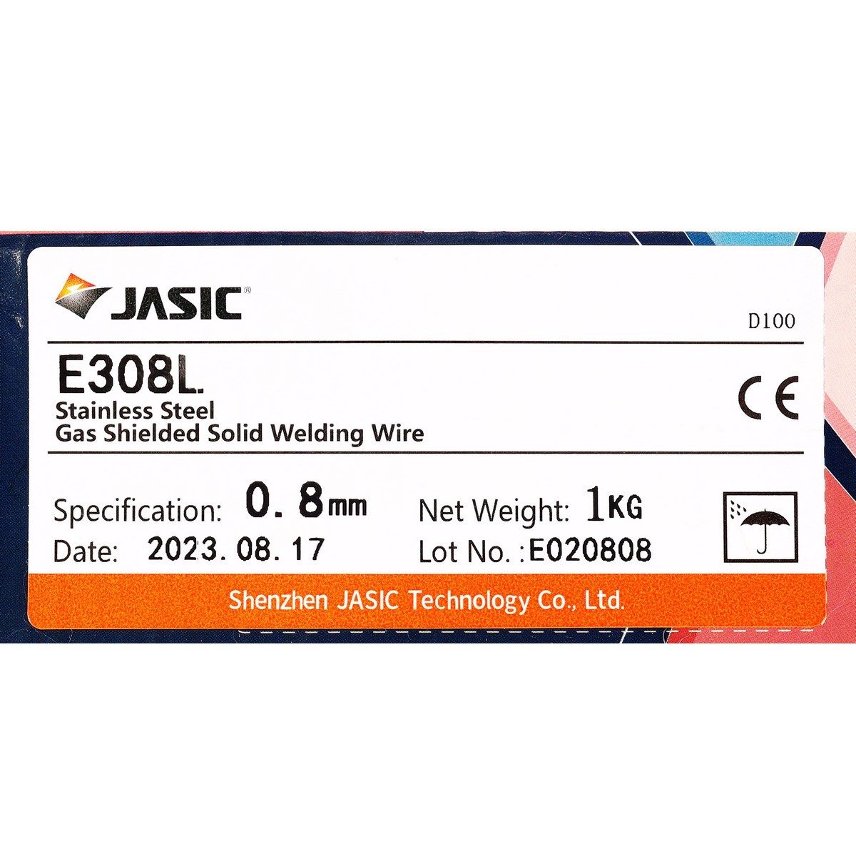 JASIC ลวดเชื่อม MIG 0.8 สแตนเลส ( 1 กก. ) ใช้แก๊ส (เจสิค)