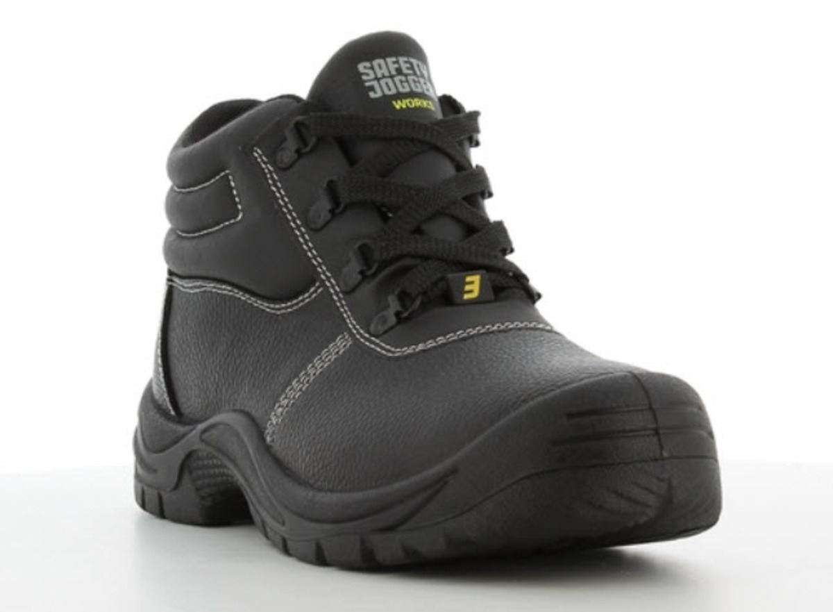 JOGGER รองเท้าเซฟตี้ เบอร์ EU 39 รุ่น SAFETYBOY หนังแท้ หุ้มข้อ หัวเหล็ก (จ็อกเกอร์)