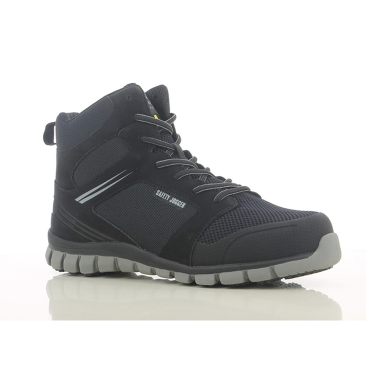 JOGGER รองเท้าเซฟตี้ เบอร์ EU 42 รุ่น ABSOLUTE BLK หุ้มข้อ หัวนาโนคาร์บอน ป้องกันไฟฟ้าสถิต ESD (จ็อกเกอร์)
