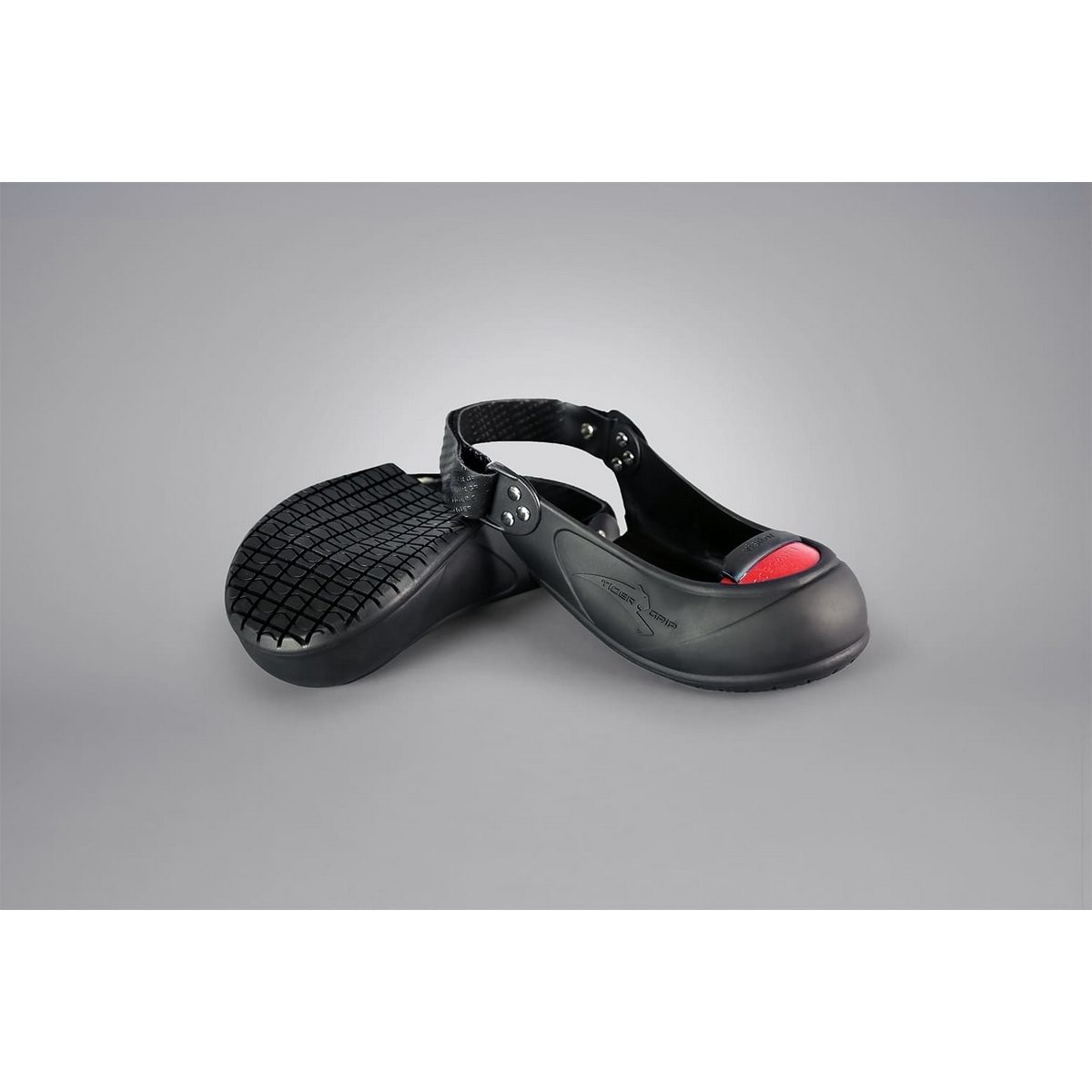 JOGGER เสริมหัวเหล็ก เบอร์ EU 44-48 (XL) รุ่น VISITOR กันลื่น สำหรับรองเท้าทุกชนิด พร้อมสายรัด 1 จุด (จ็อกเกอร์)