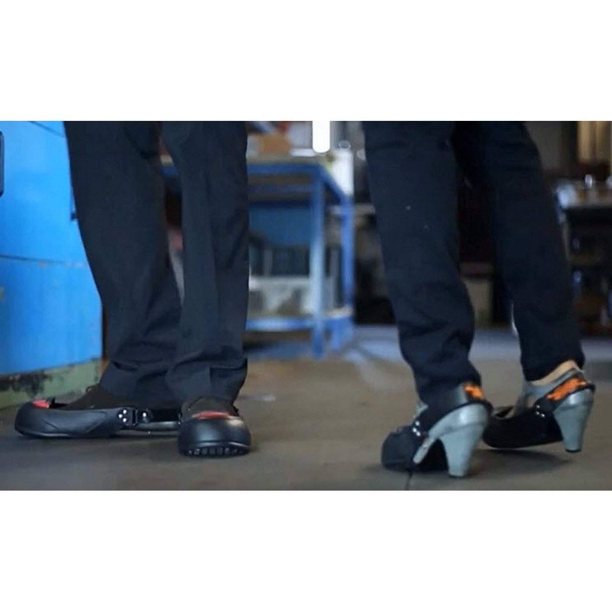 JOGGER เสริมหัวเหล็ก เบอร์ EU 44-48 (XL) รุ่น VISITOR กันลื่น สำหรับรองเท้าทุกชนิด พร้อมสายรัด 1 จุด (จ็อกเกอร์)