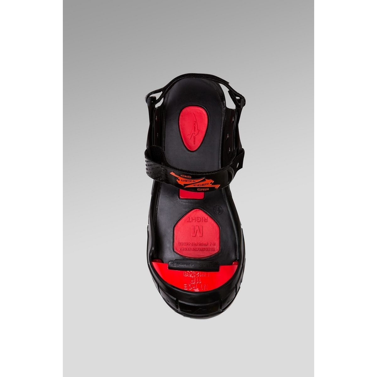 JOGGER เสริมหัวเหล็ก เบอร์ EU 43-45 (L) รุ่น VISITORI กันลื่น สำหรับรองเท้าทุกชนิด พร้อมสายรัด 2 จุด (จ็อกเกอร์)