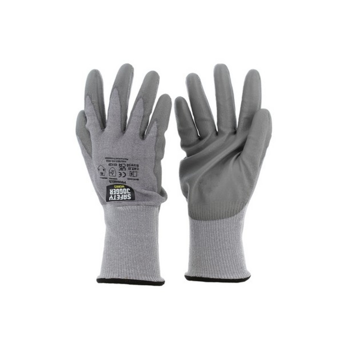 SAFETY JOGGER ถุงมือเซฟตี้ เบอร์ EU 8 รุ่น PROSHIELD ถุงมือ HPPE เคลือบ PU ไร้รอยต่อ กันบาดสูงสุด (ระดับ 5/F) ระดับประสิทธิภาพ 4X42F (เซฟตี้