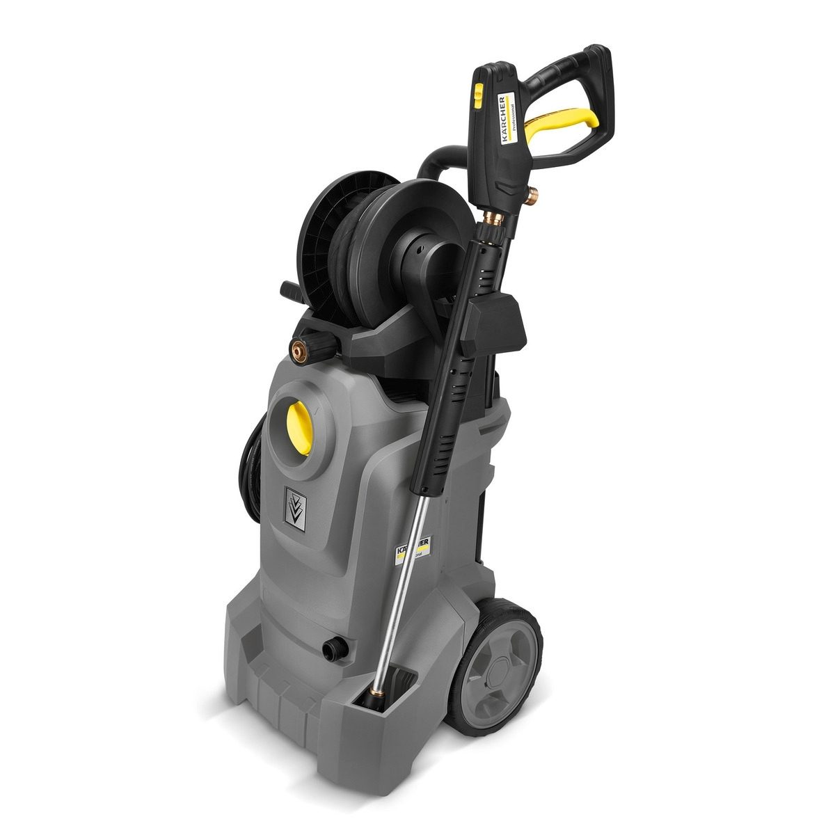 KARCHER เครื่องฉีดน้ำแรงดันสูง 100 บาร์ รุ่น HD4/10X Classic แรงดันสูงสุด 145 บาร์ อัตราการไหล 400 ลิตร/ชั่วโมง ไฟ 1 เฟส 220-240 โวลต์ เหมาะ
