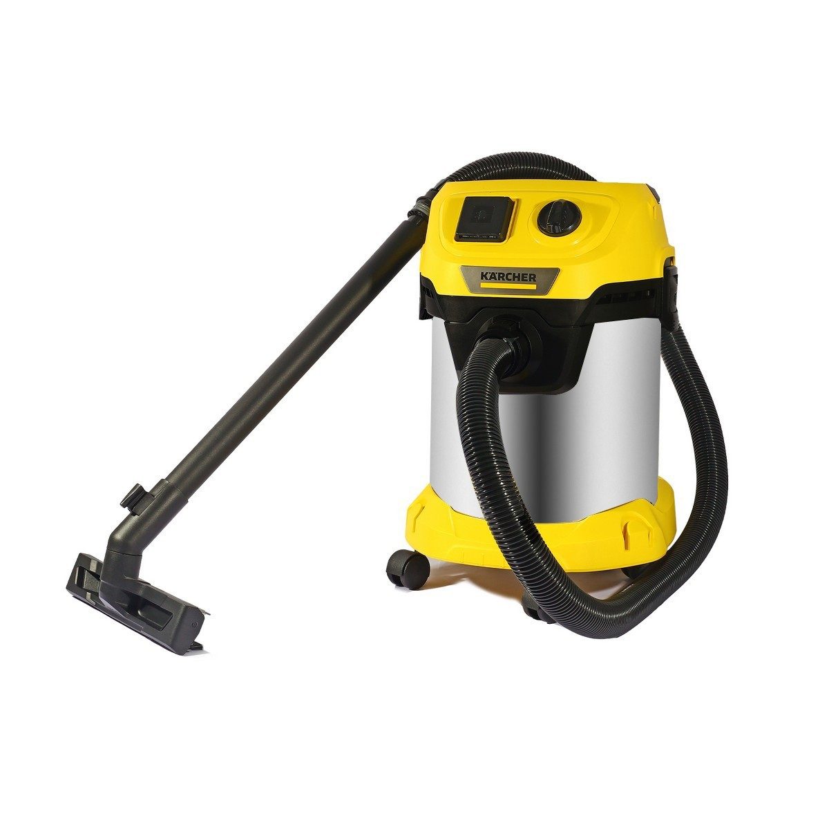 KARCHER เครื่องดูดฝุ่นแบบเปียกและแห้ง 1,000 วัตต์ รุ่น WD 3PSV ถังสแตนเลส 17 ลิตร สายไฟยาว 4 เมตร สามารถดูดฝุ่นได้ทั้งฝุ่นเปียกและแห้ง เป่าล