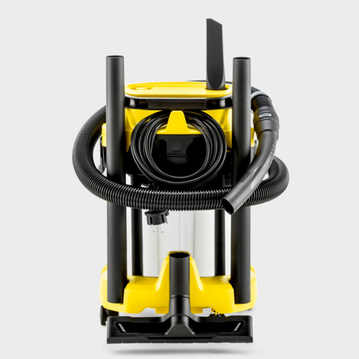 KARCHER เครื่องดูดฝุ่น น้ำ - แห้ง อเนกประสงค์ ขนาด 17 ลิตร รุ่น WD3SV ถังสแตนเลส ดูดฝุ่นทั้งเปียกและแห้งโดยไม่ต้องเปลี่ยนไส้กรอง มีระบบล็อค 