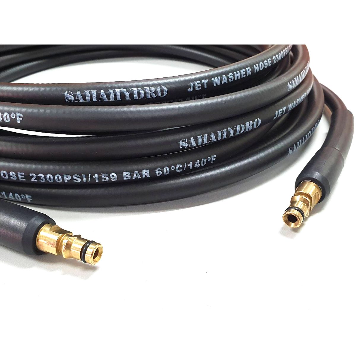 KARCHER HP HOSE K 10M เดือยเหลี่ยม 2 ข้าง ใช้กับเครื่องฉีดน้ำแรงดันสูง รุ่น K3 DELUXE PREMIUM, K4COMPACT, K5COMPACT และ K5FULLCONTROL (คาร์เ