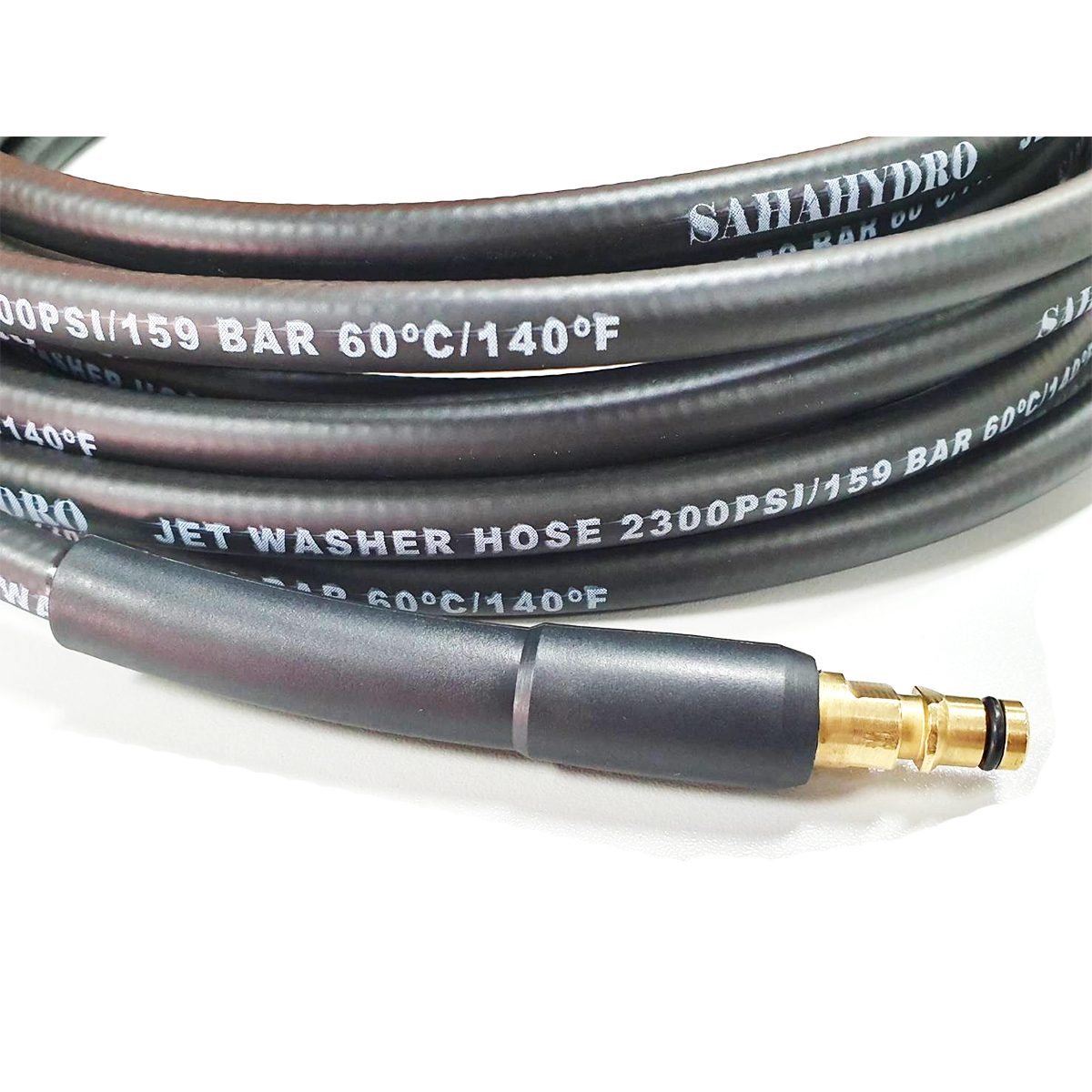 KARCHER HP HOSE K 10M เดือยเหลี่ยม 2 ข้าง ใช้กับเครื่องฉีดน้ำแรงดันสูง รุ่น K3 DELUXE PREMIUM, K4COMPACT, K5COMPACT และ K5FULLCONTROL (คาร์เ